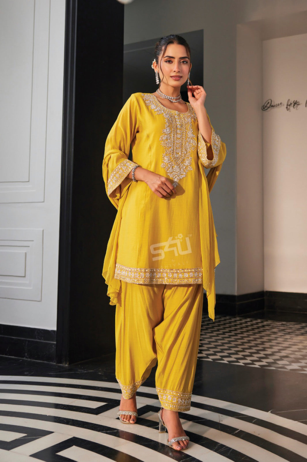 Sunlit Marigold Kurta Set