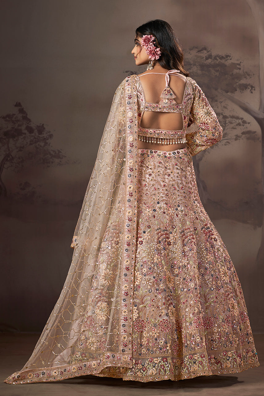 Champagne Garden Bridal Lehenga