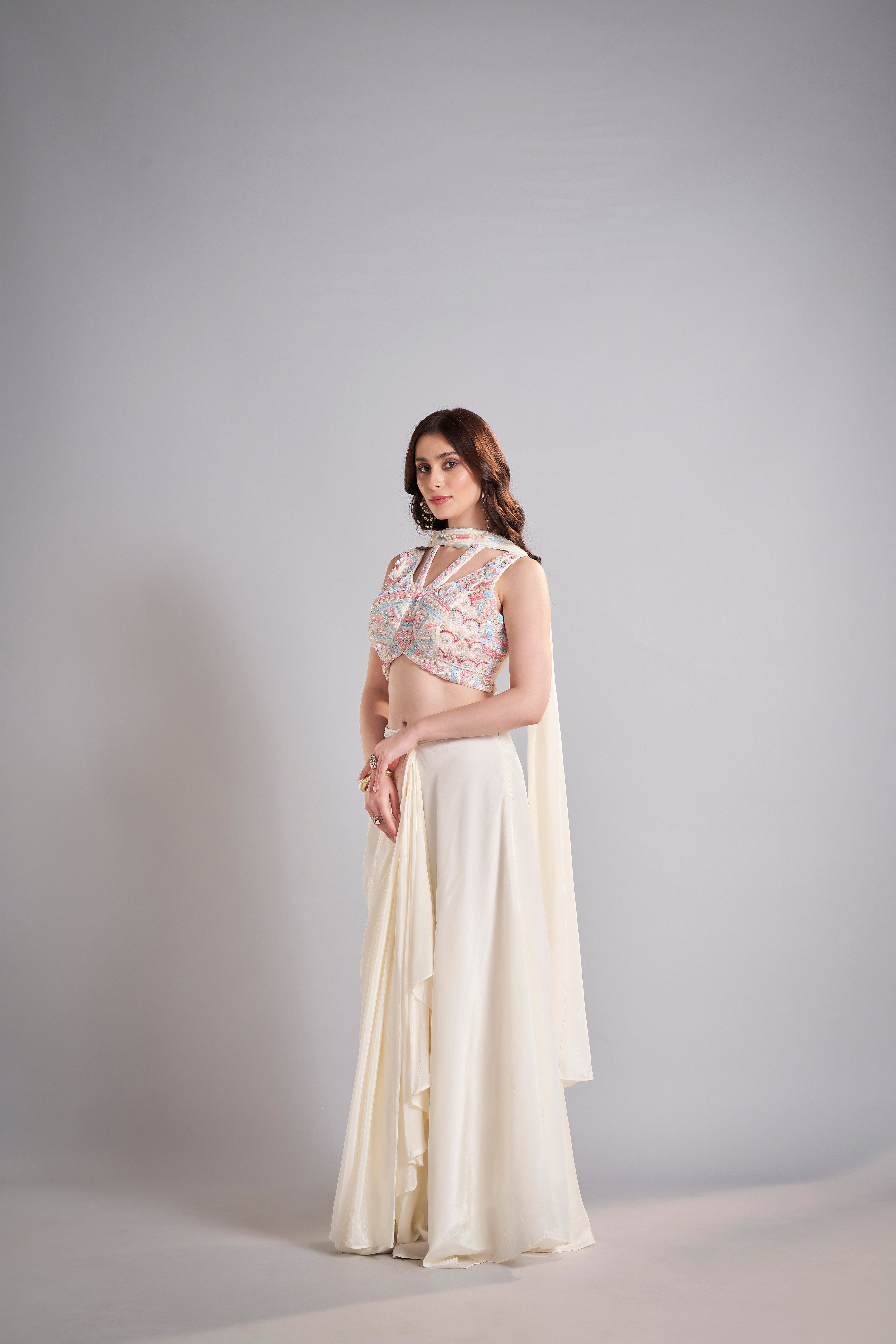 Pastel Pearl Drape Set