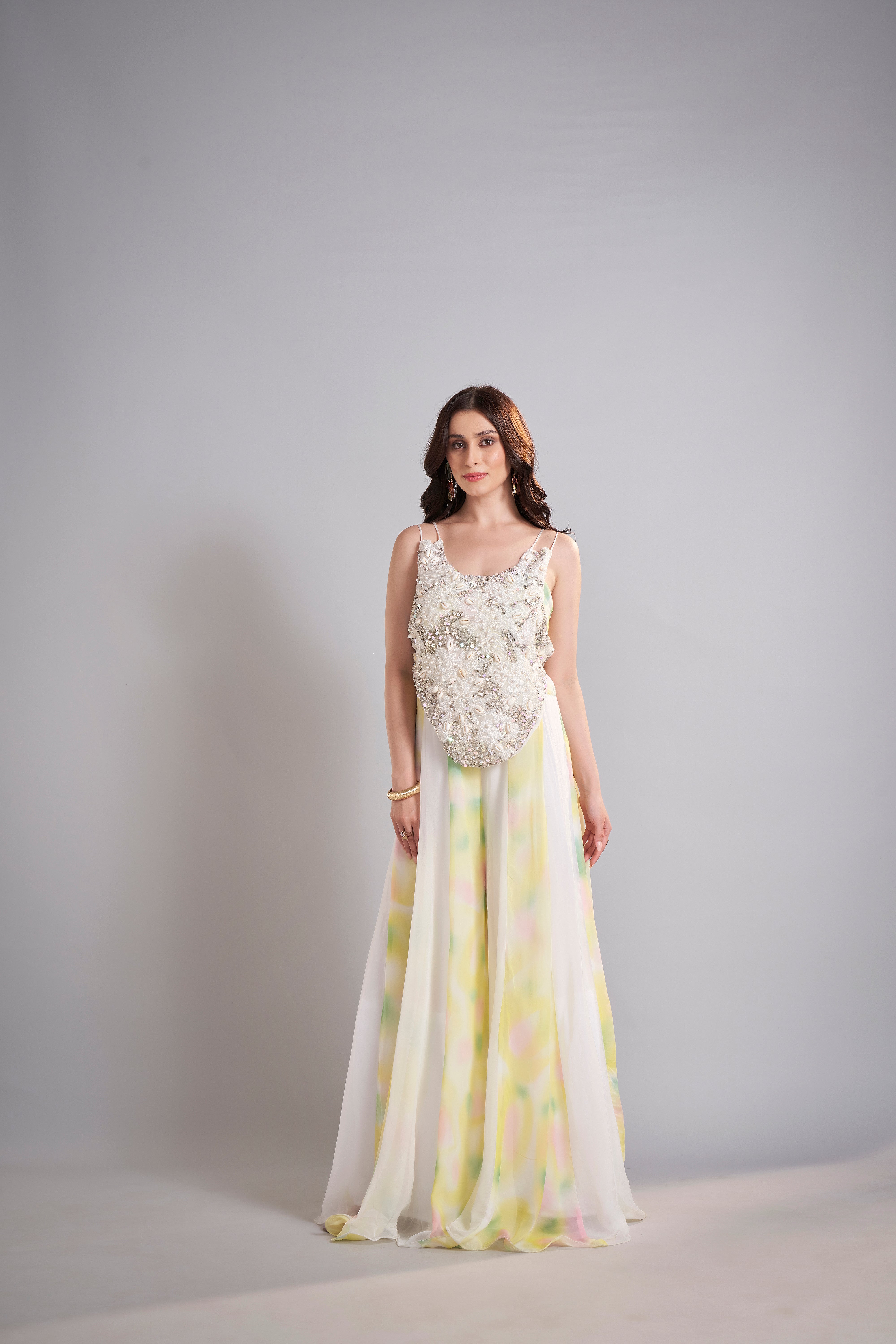 Ivory Shell Embellished Top