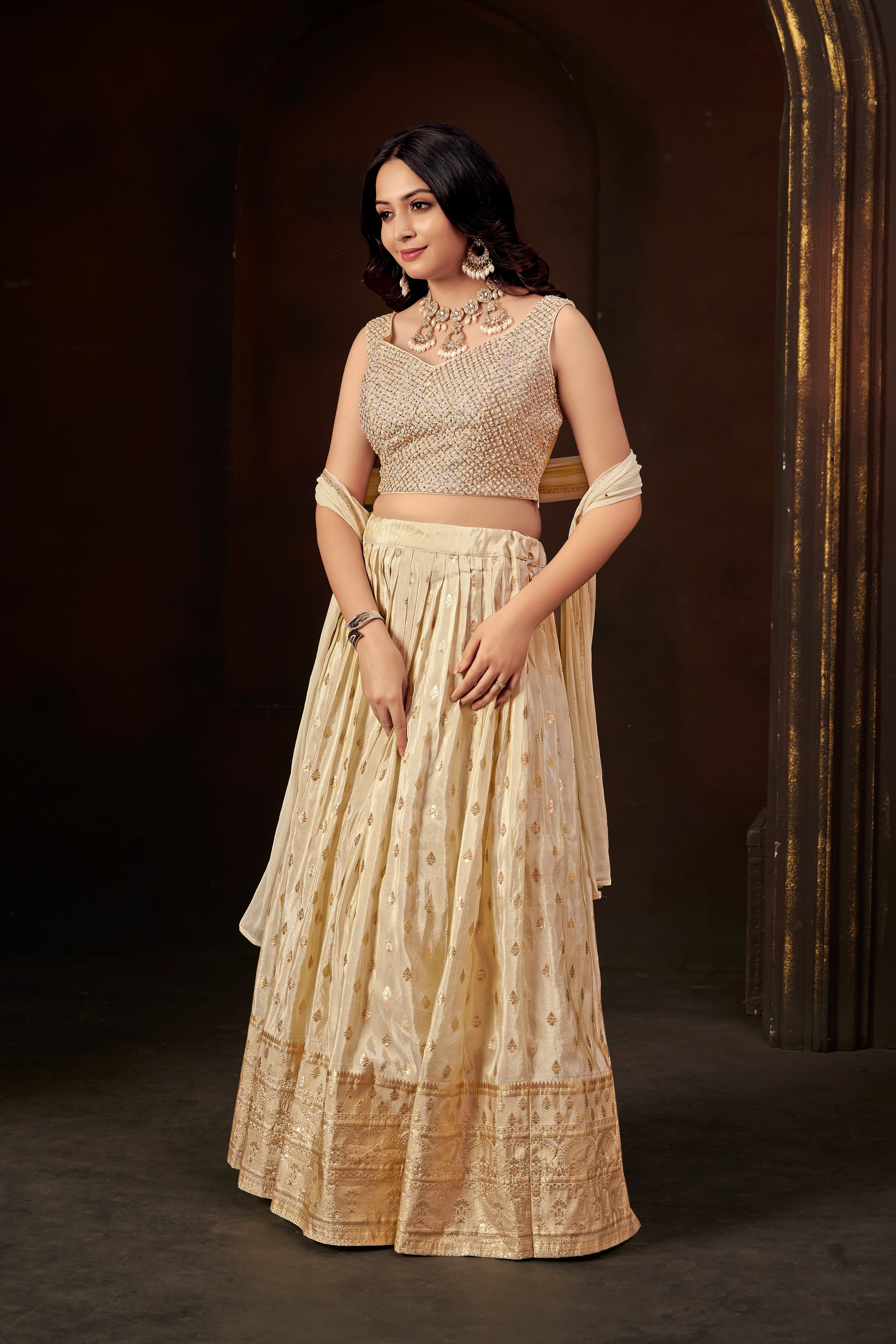 Golden Heritage Lehenga Set