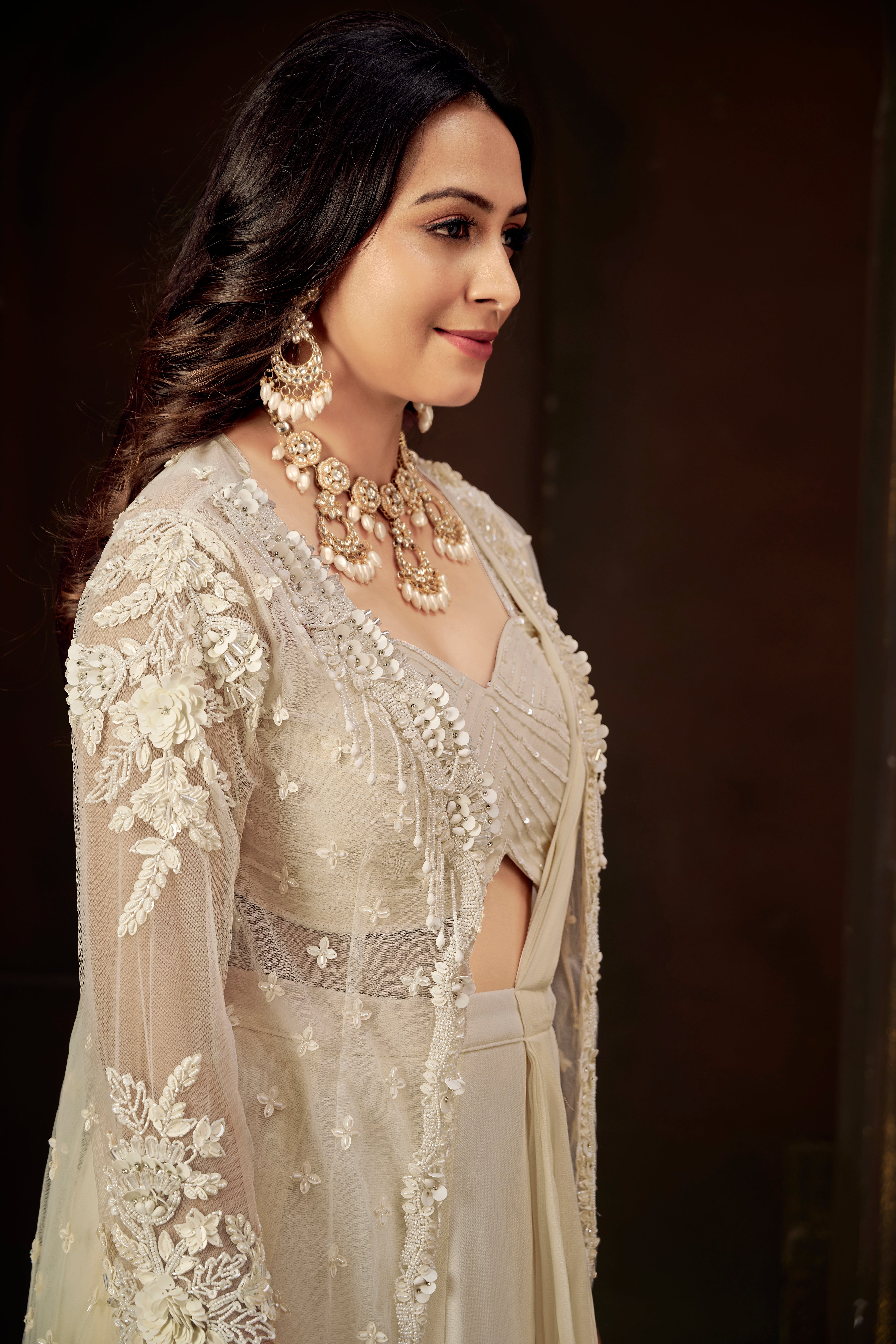 Ivory Aura Lehenga Set