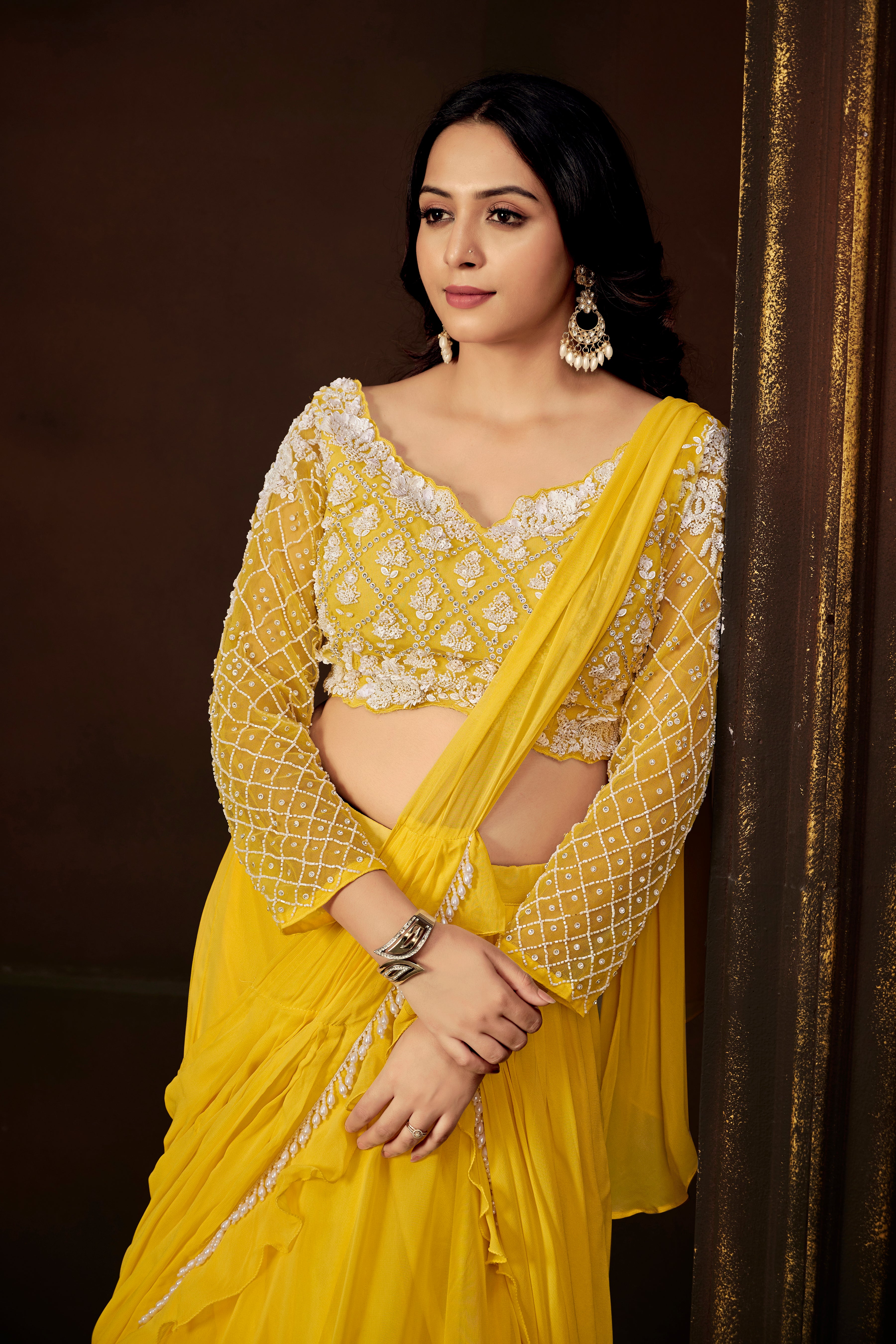 Sunlit Ruffle Lehenga Set