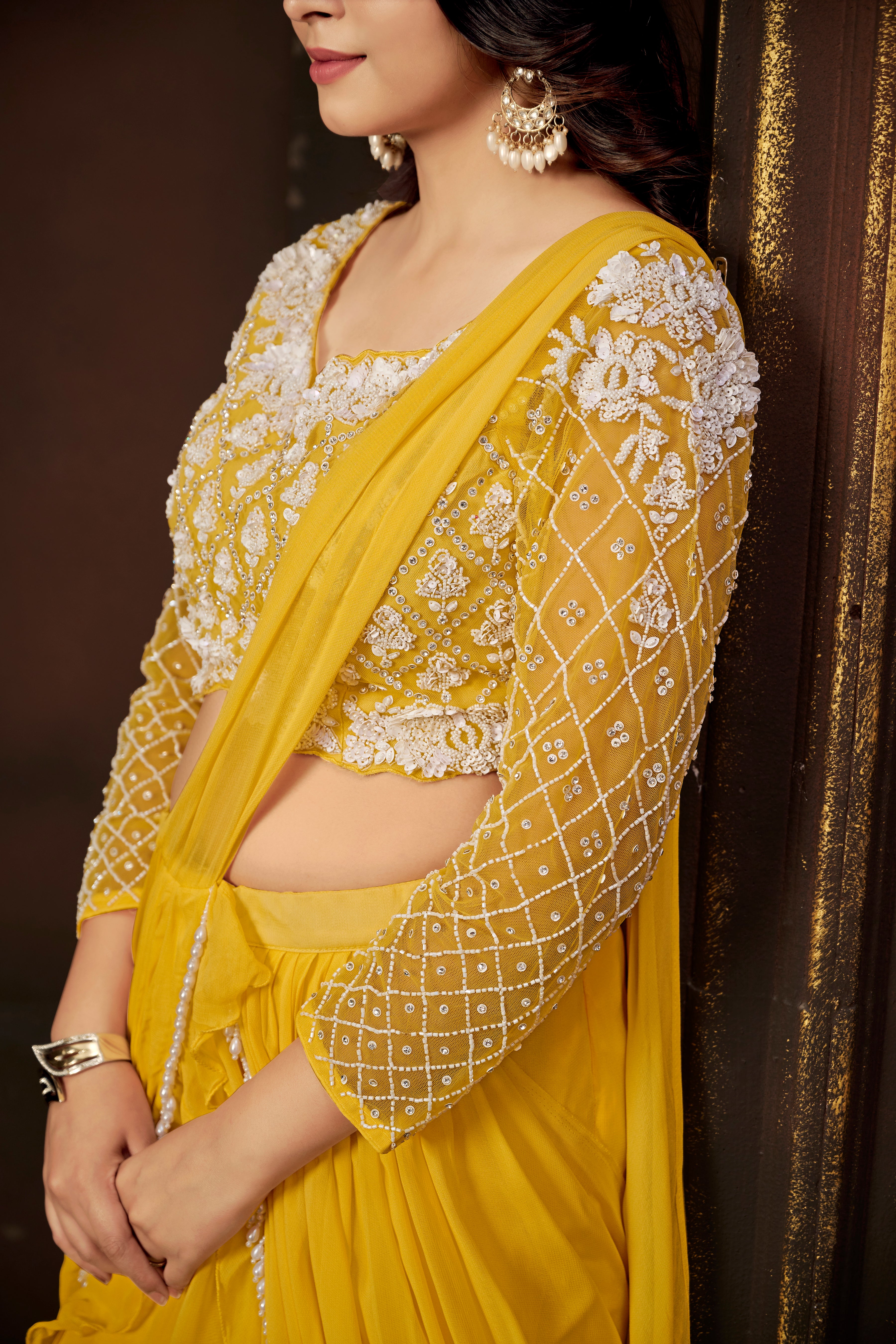 Sunlit Ruffle Lehenga Set