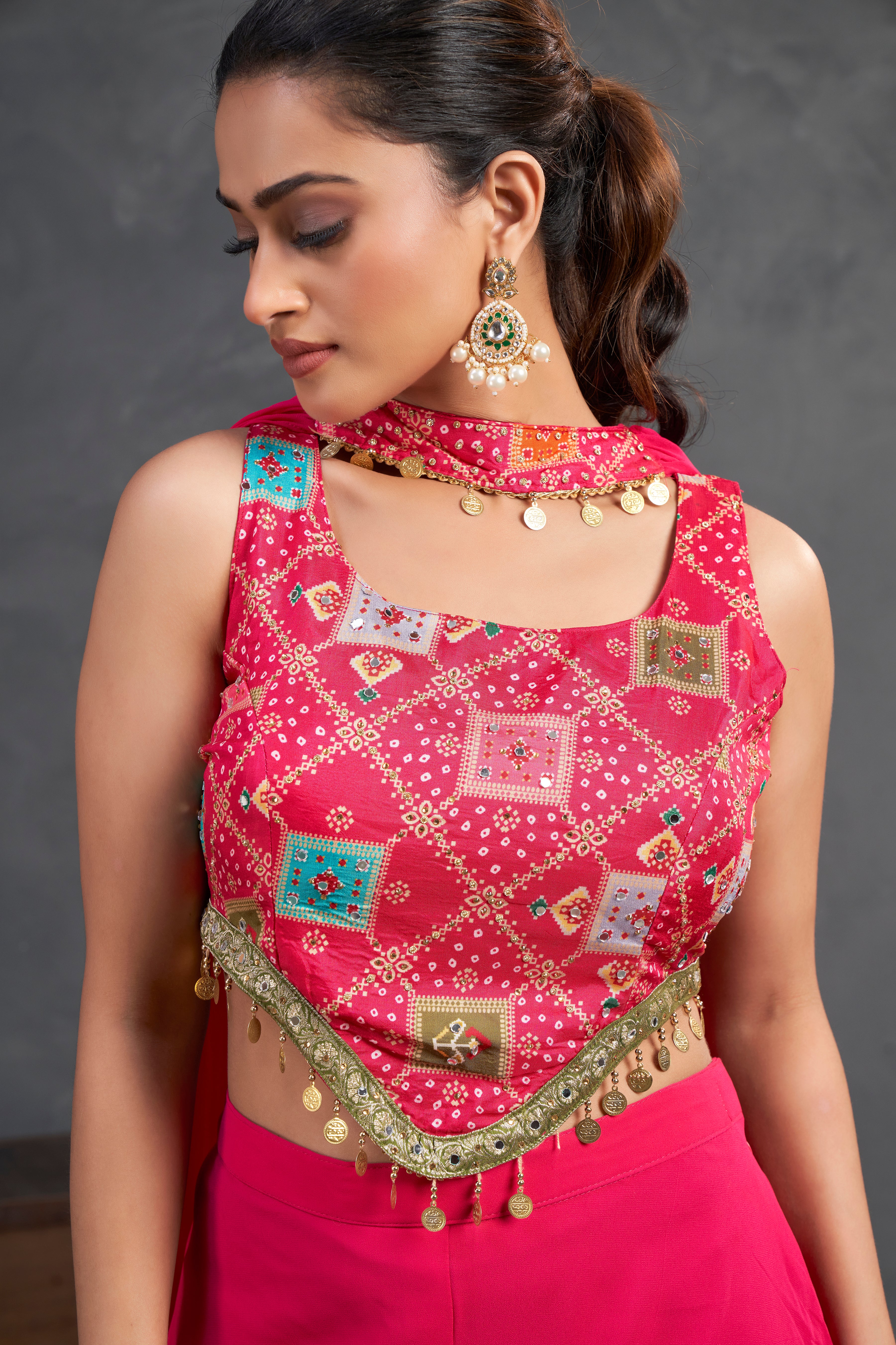 Pink Mirror Co-Ord Set