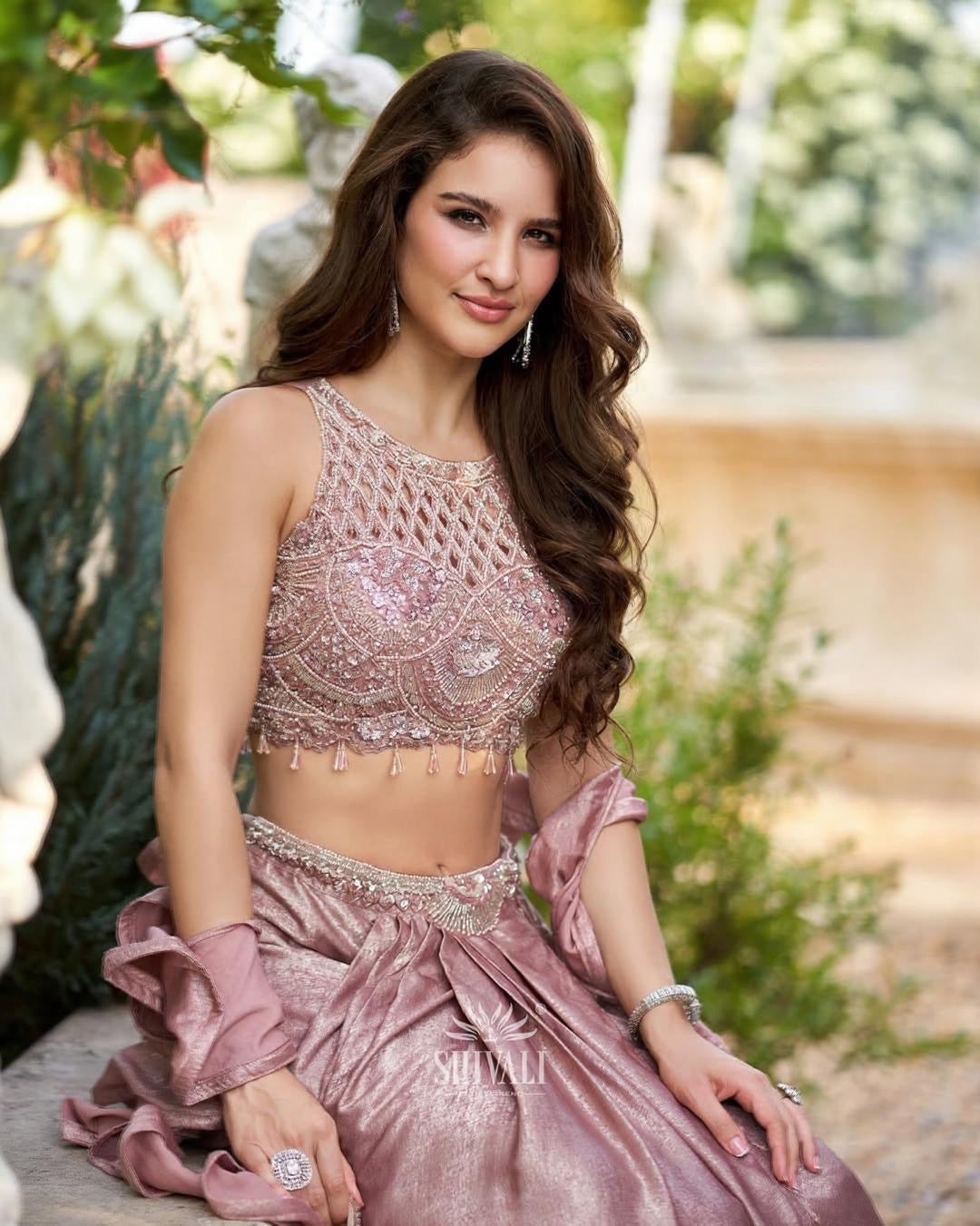 Rose Mist Lehenga Set