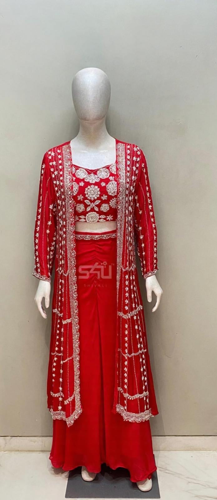 Scarlet Charm Jacket Set