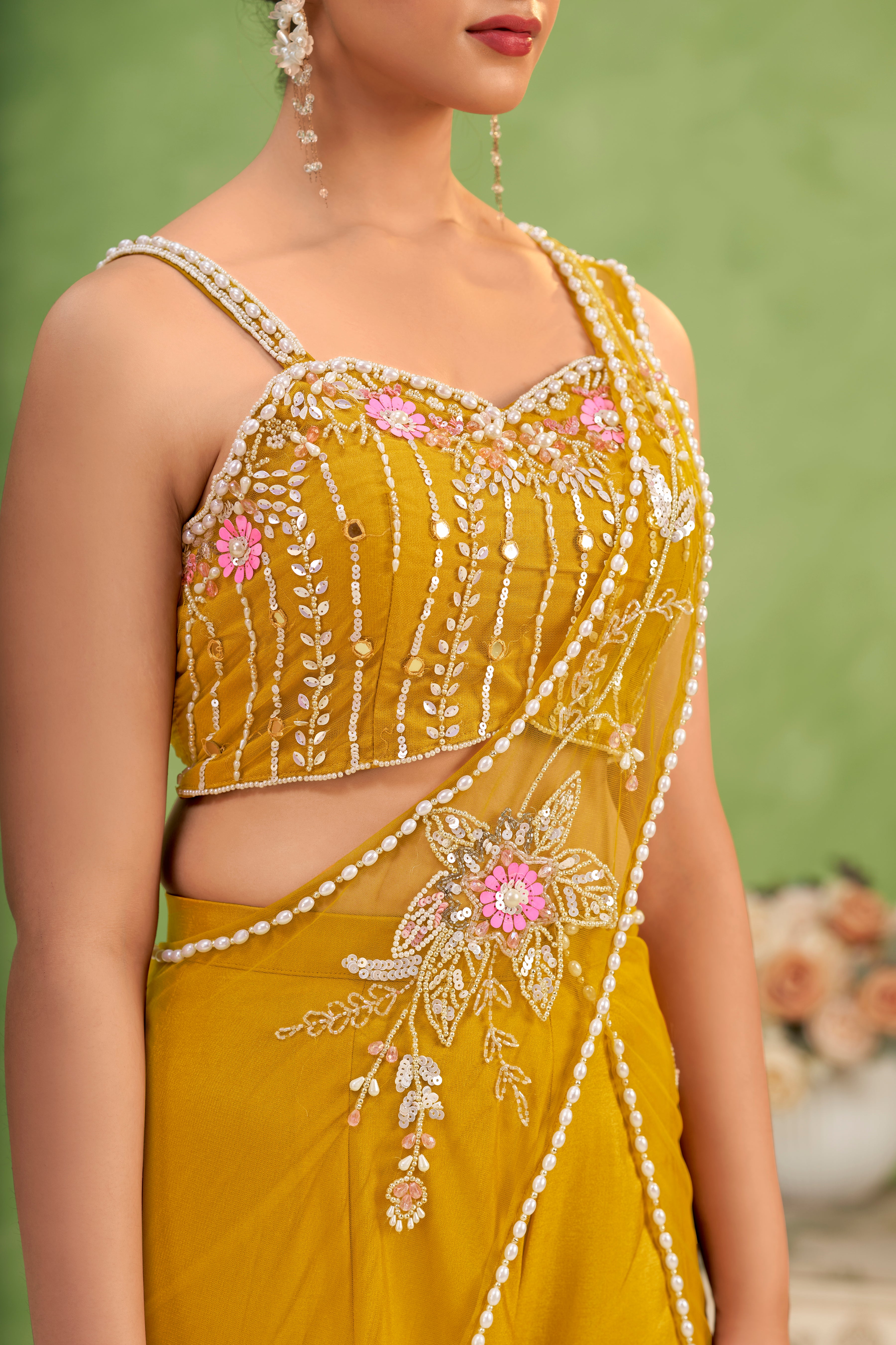 Marigold Bloom Sharara Set