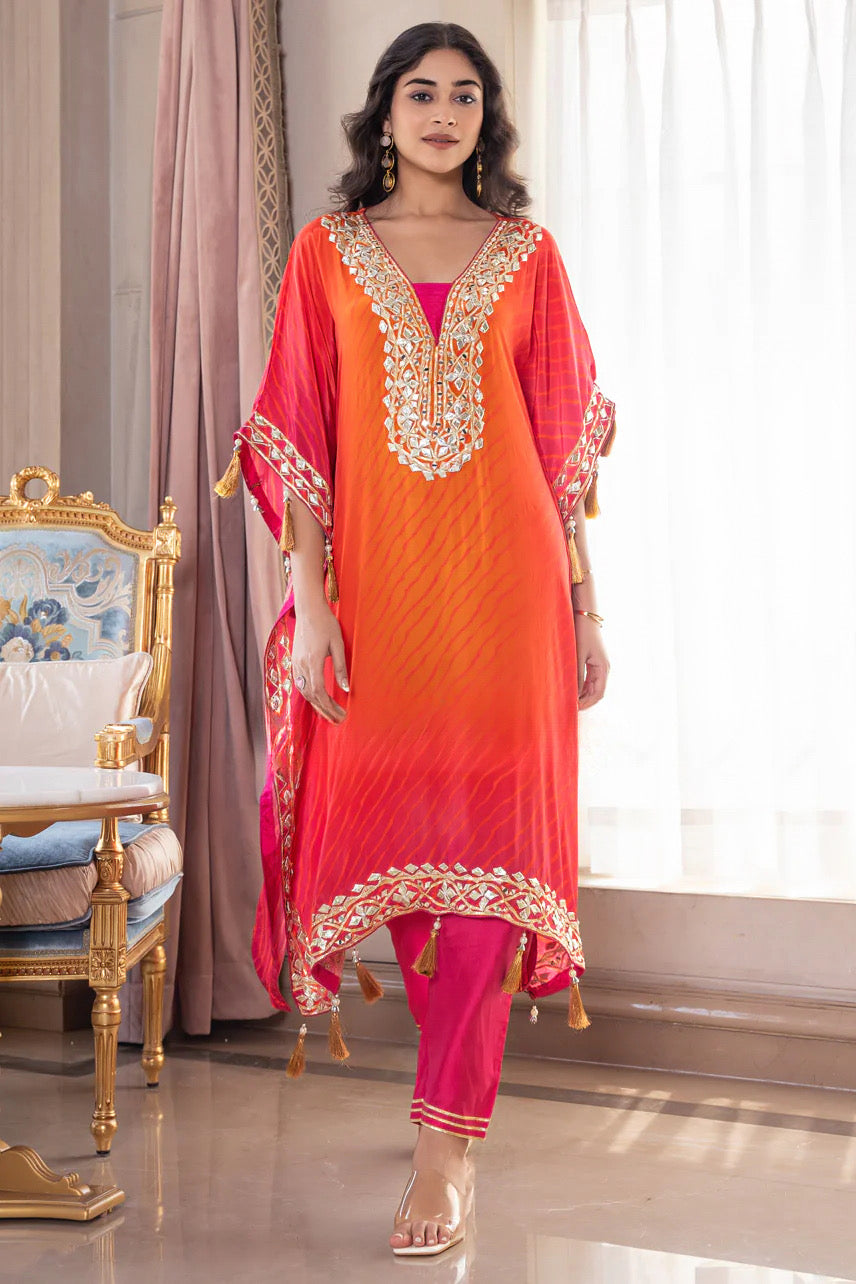 Sunset Glow Kaftan Set