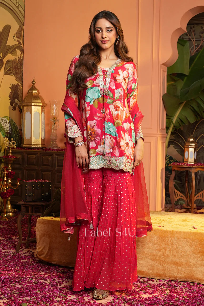 Ruby Bloom Sharara Set