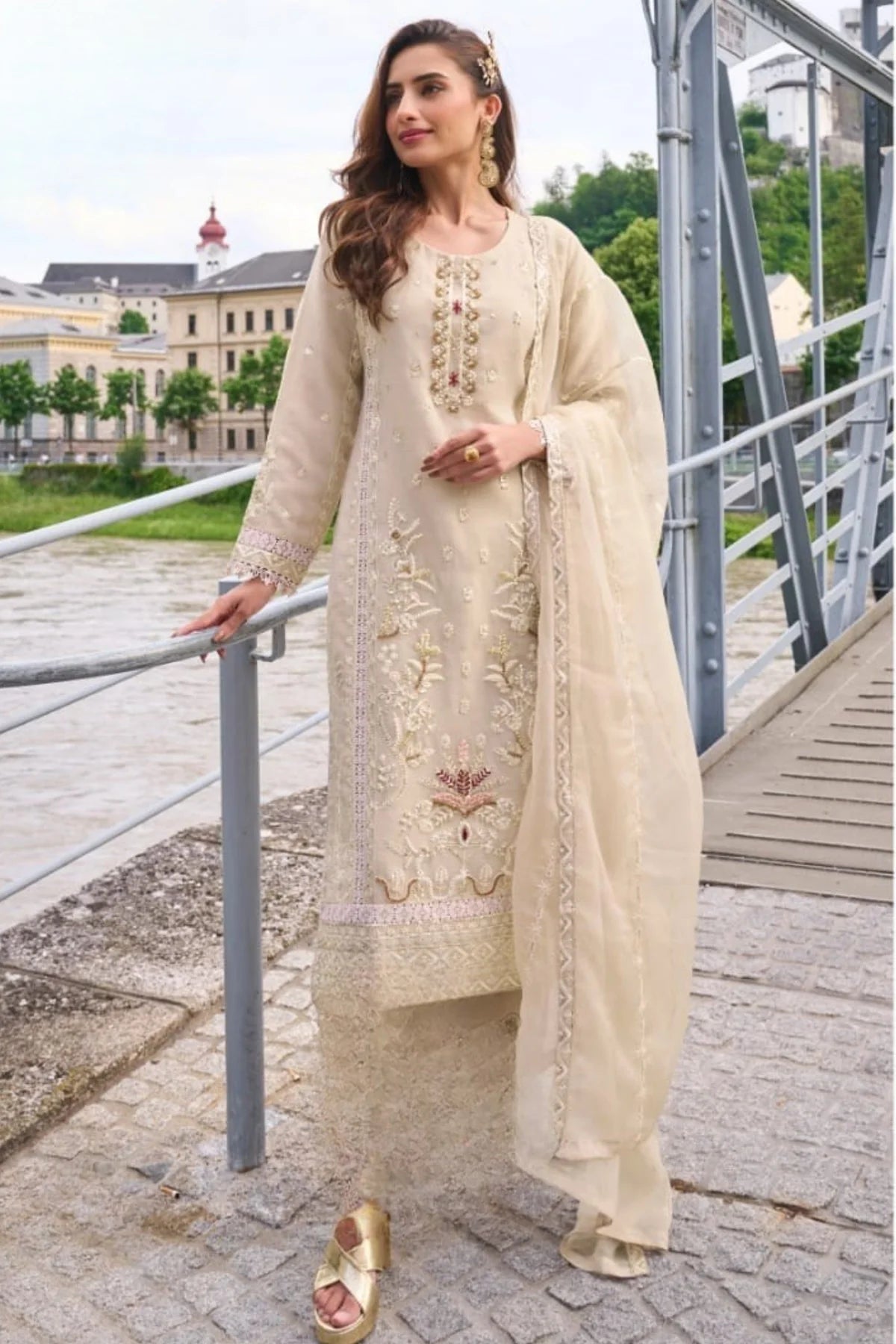 Champagne Bloom Suit Set