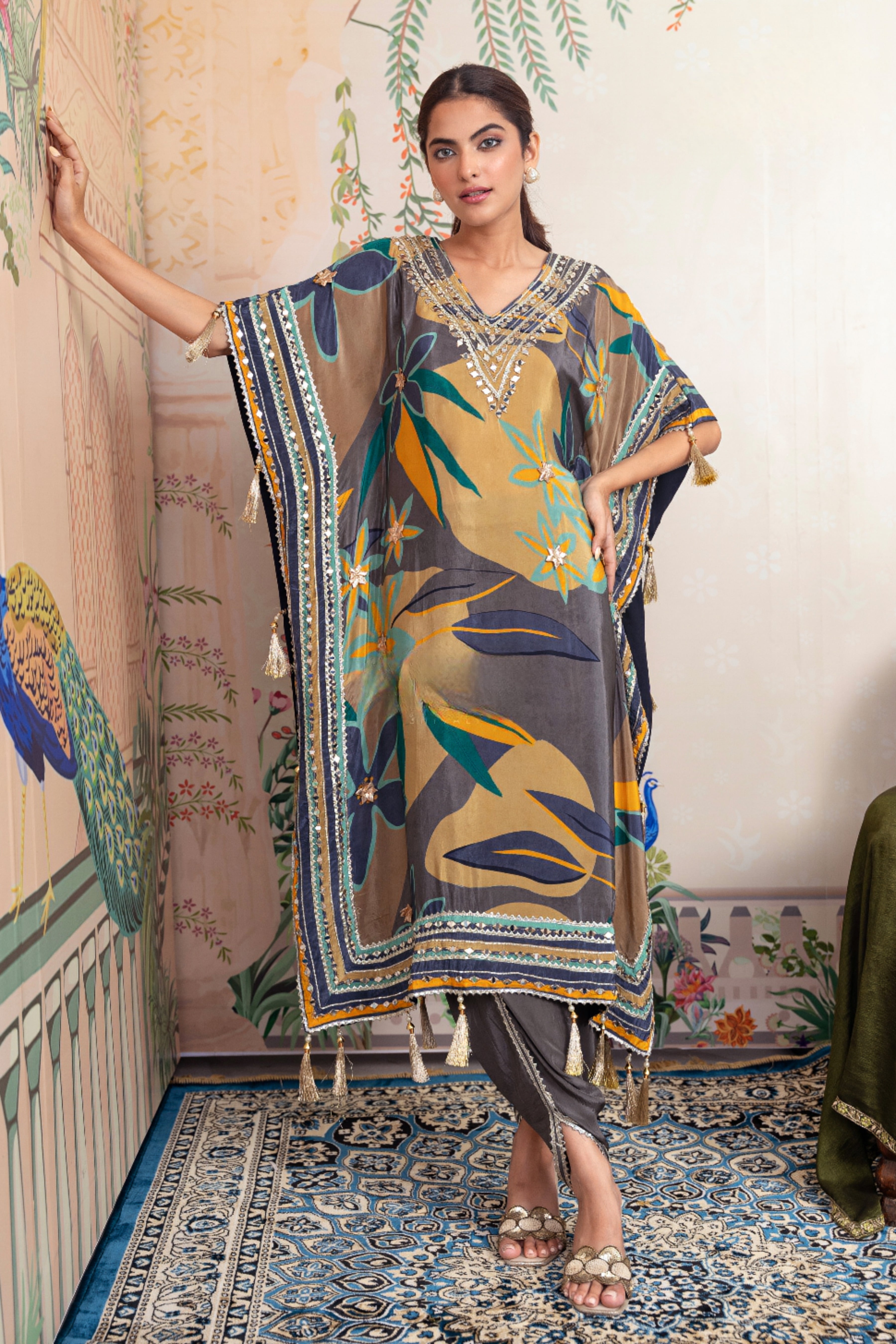 Desert Bloom Kaftan Set