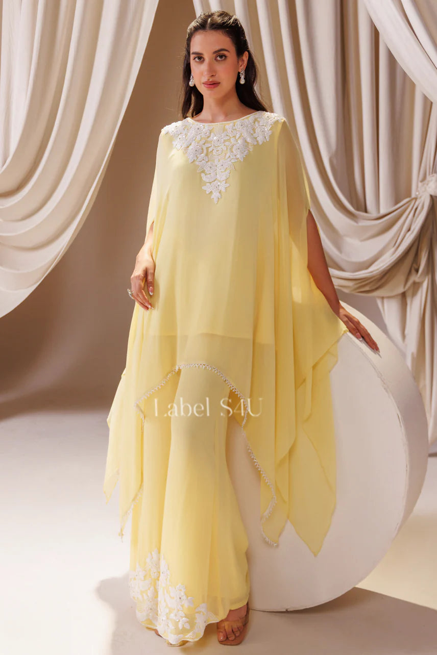 Lemon Blossom Kaftan Set