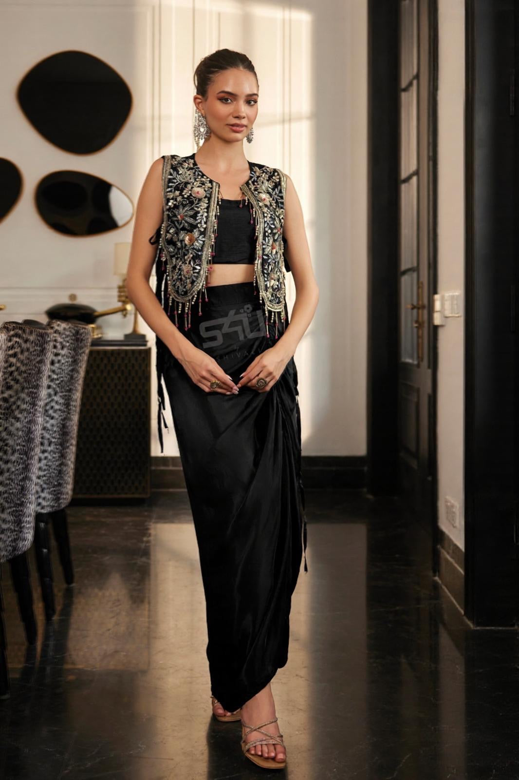 Noir Royal Drape Set