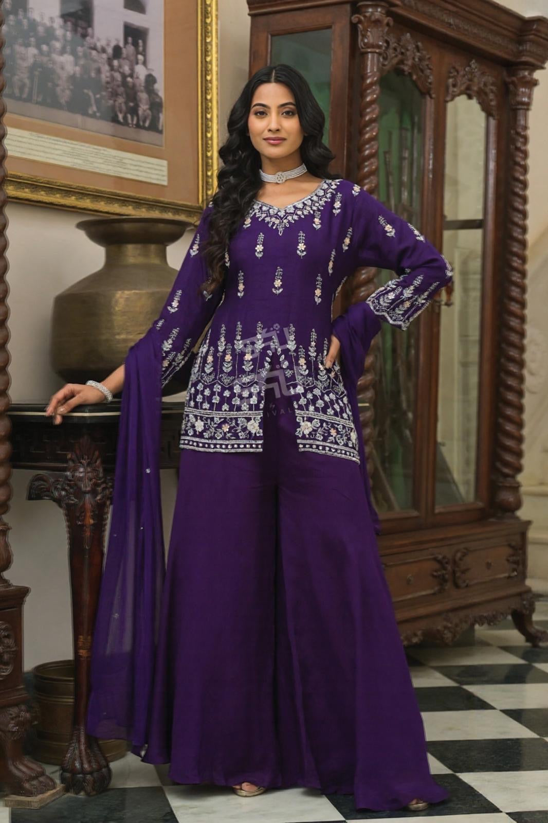 Royal Orchid Suit Set