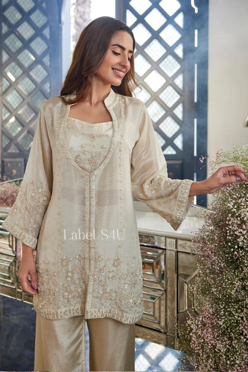 Ivory Blossom Jacket Set