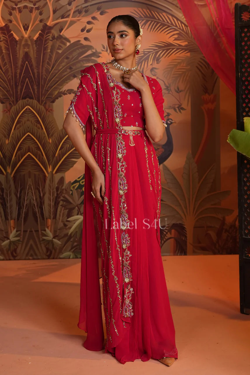 Ruby Royale Drape Set