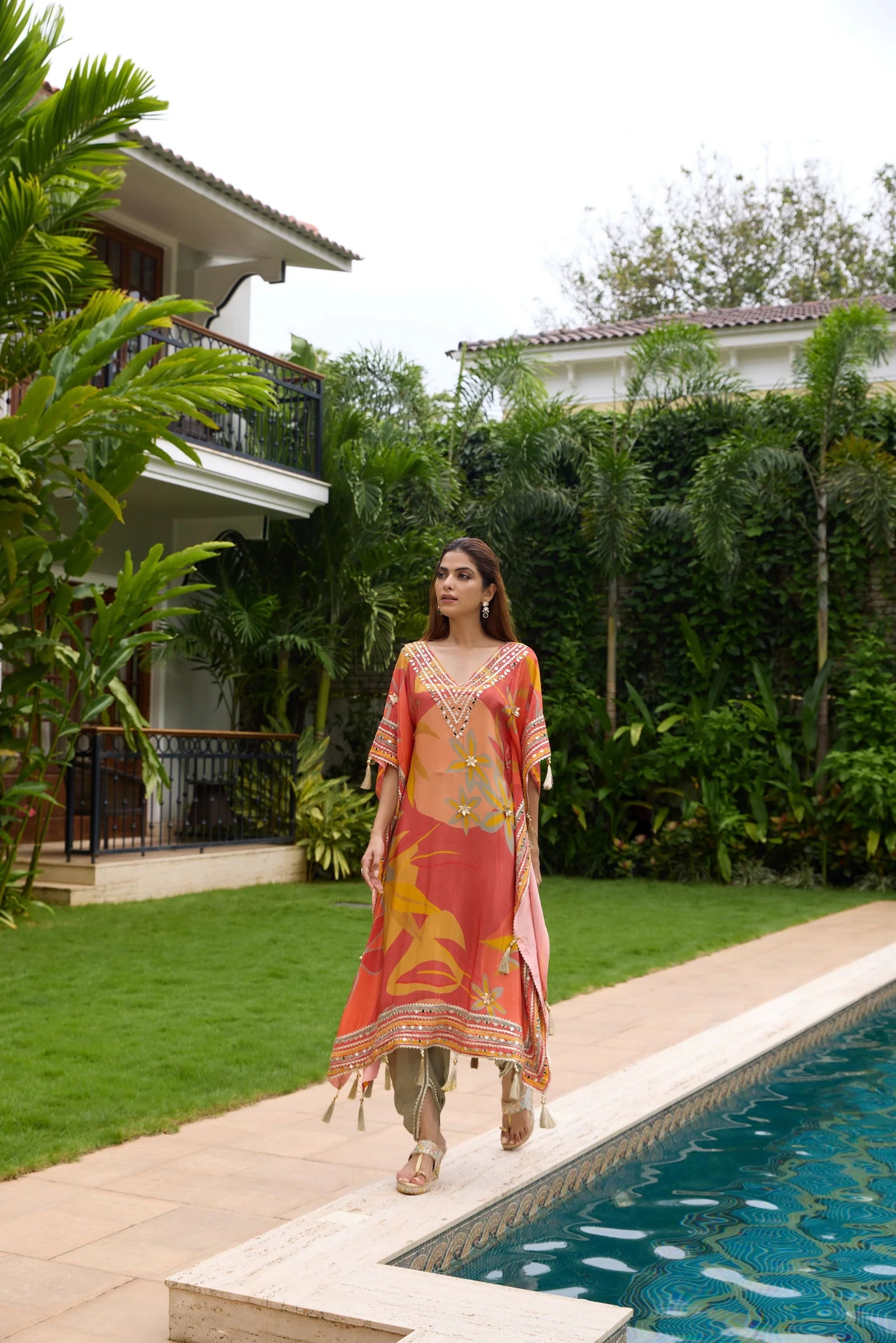 Sunset Mirage Kaftan Set