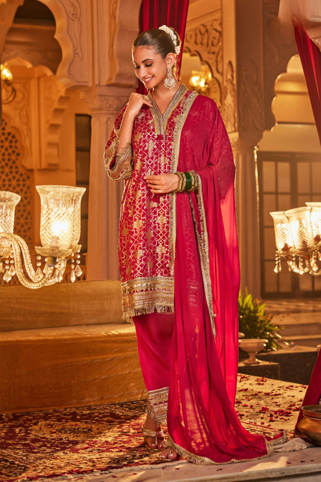 Ruby Heritage Suit Set