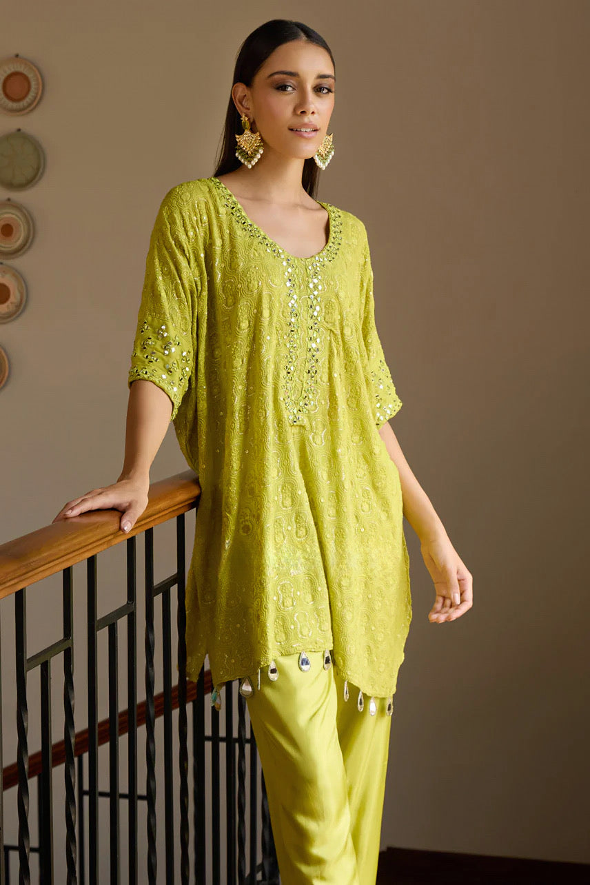 Citrus Glow Mirrorwork Set