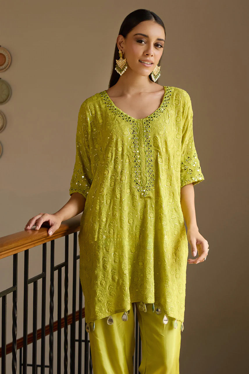 Citrus Glow Mirrorwork Set