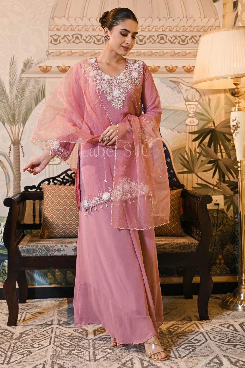 Blush Petal Suit Set