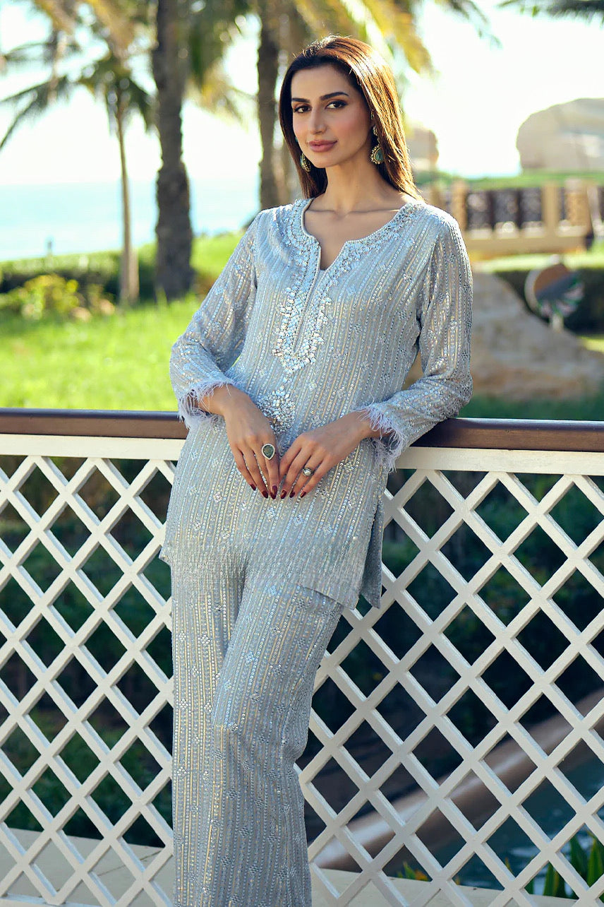 Silver Glimmer Sequin Set