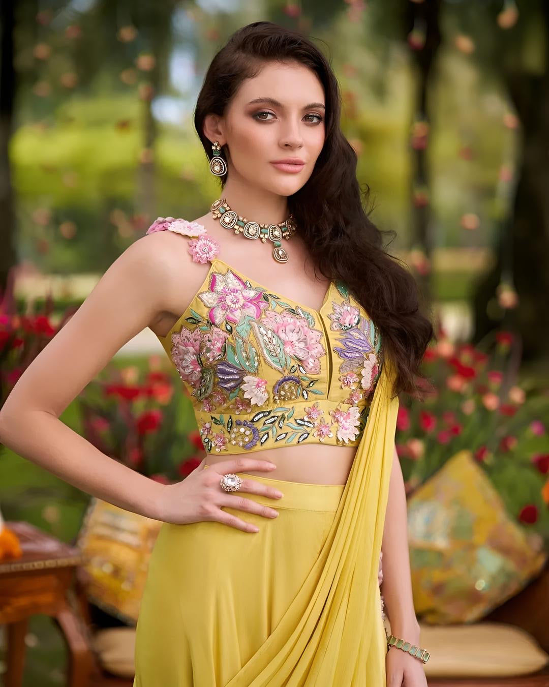 Buttercup Bloom Lehenga Set