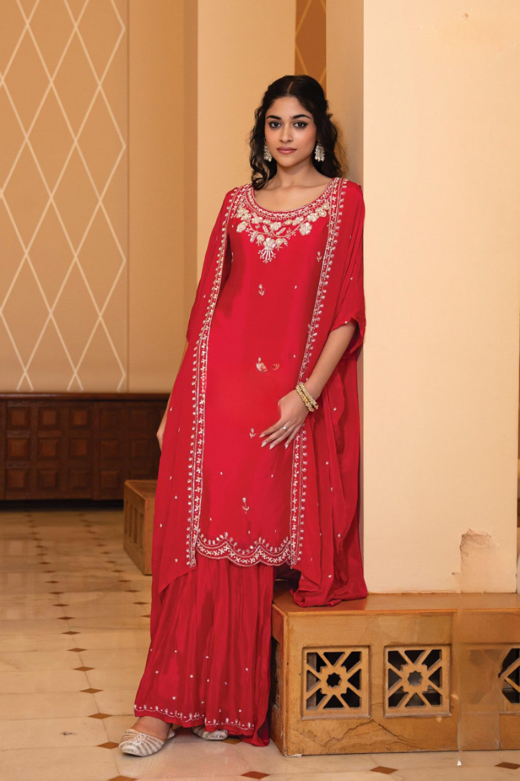 Crimson Grace Sharara Set