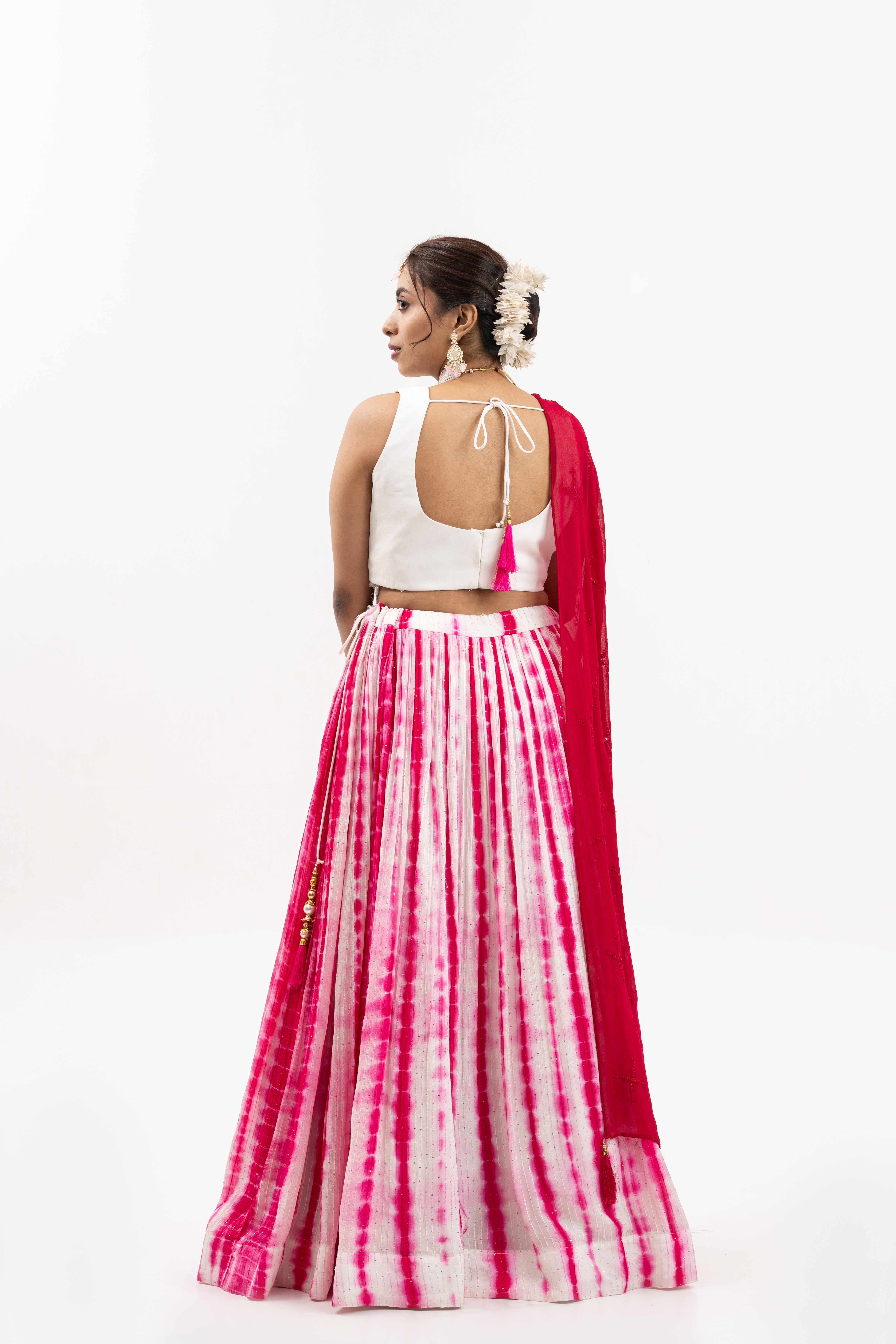 Ruby Blossom Lehenga Set