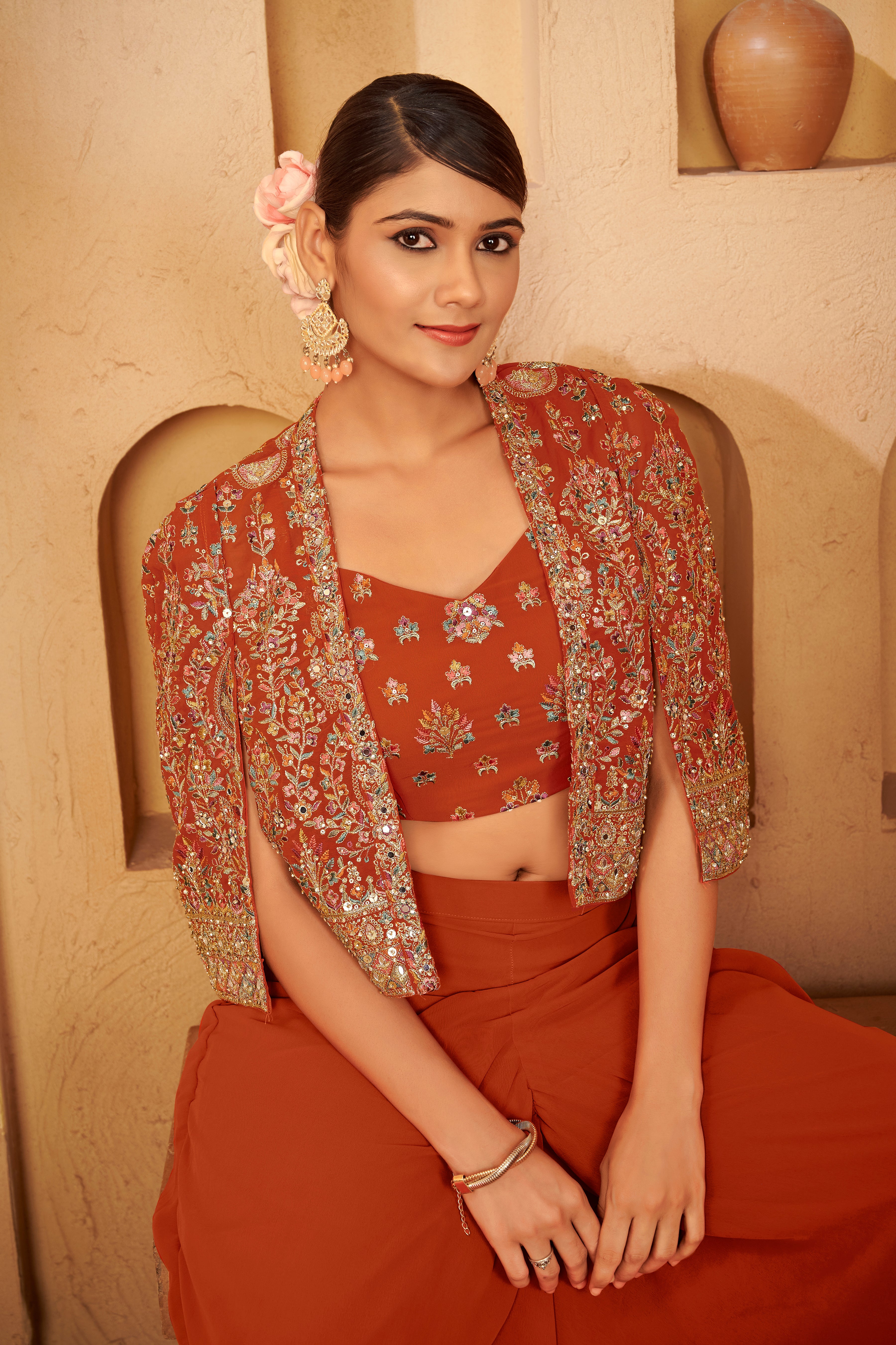 Rust Radiance Co-Ord Set