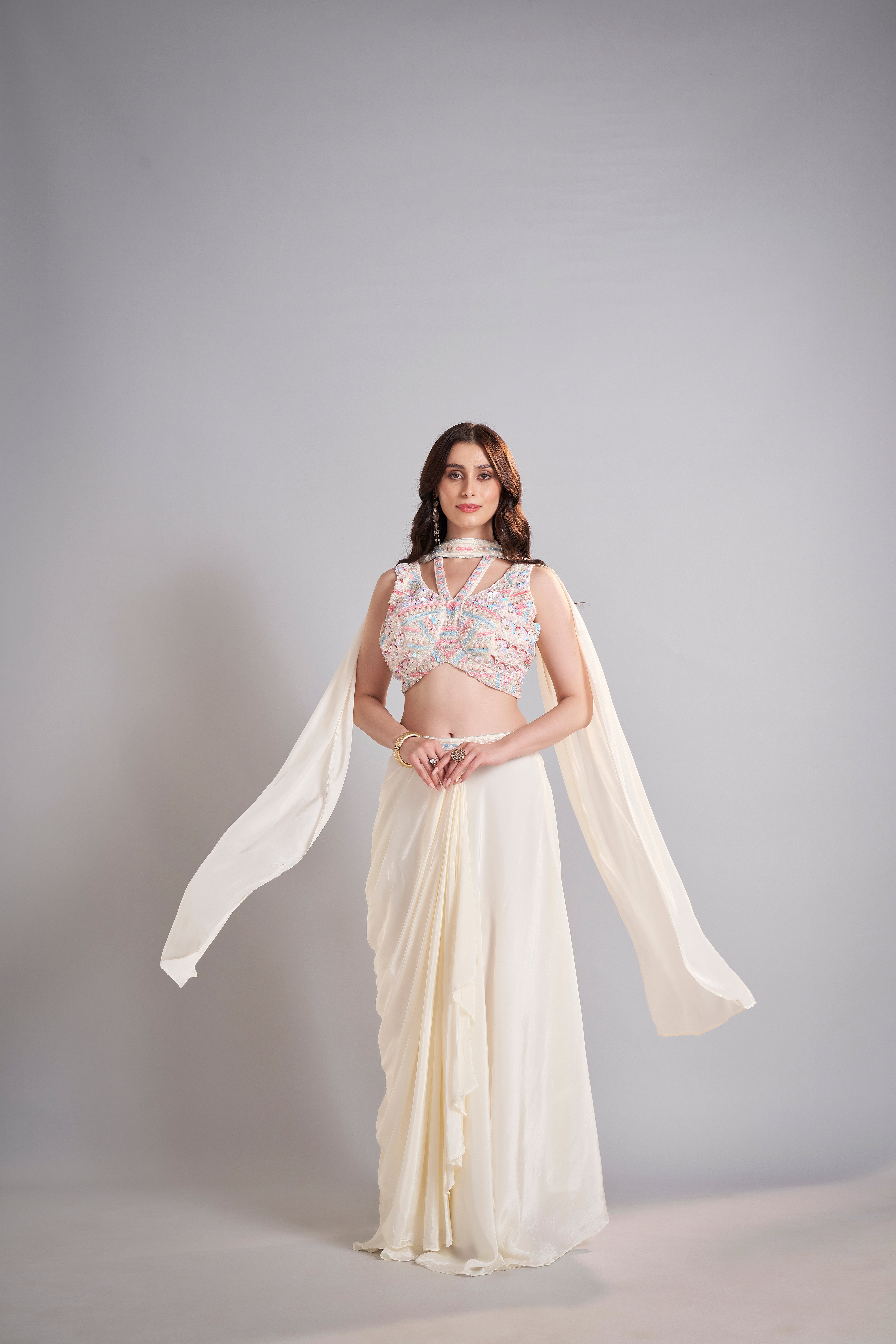 Pastel Pearl Drape Set