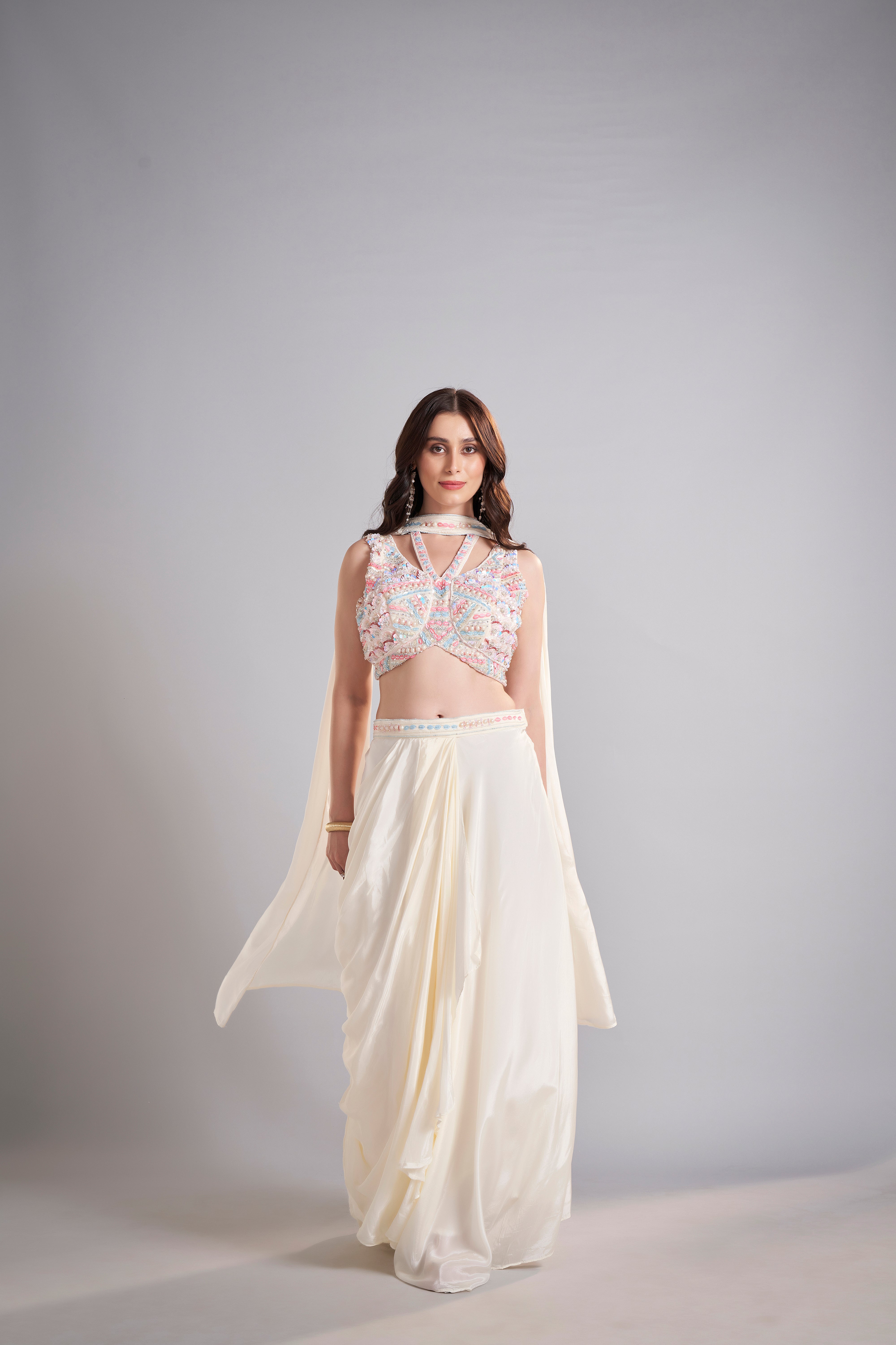 Pastel Pearl Drape Set