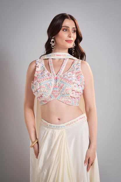 Pastel Pearl Drape Set