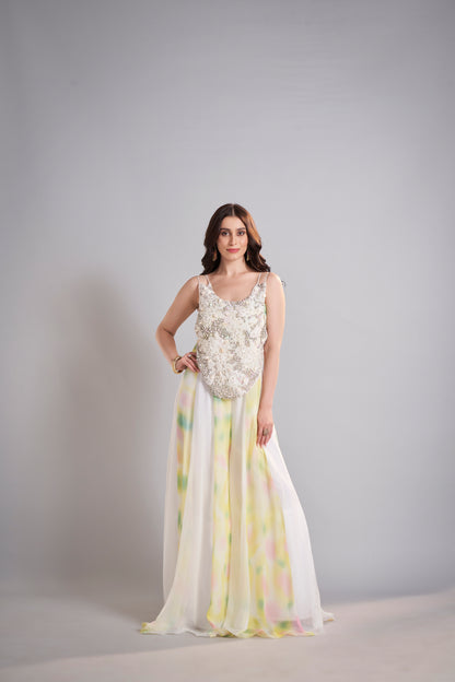 Ivory Shell Embellished Top