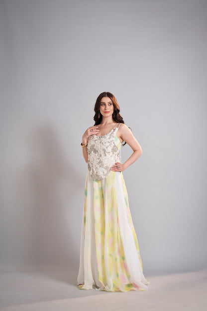 Ivory Shell Embellished Top