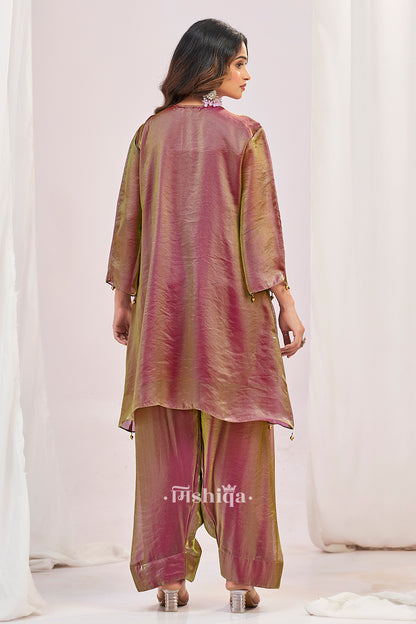 Plum Aura Kurta Set