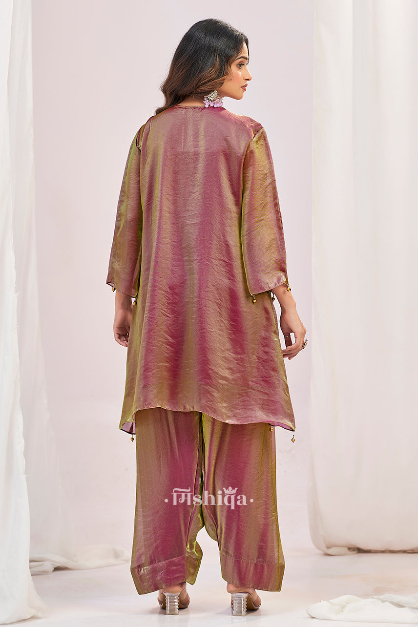 Plum Aura Kurta Set