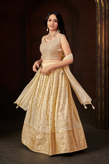 Golden Heritage Lehenga Set
