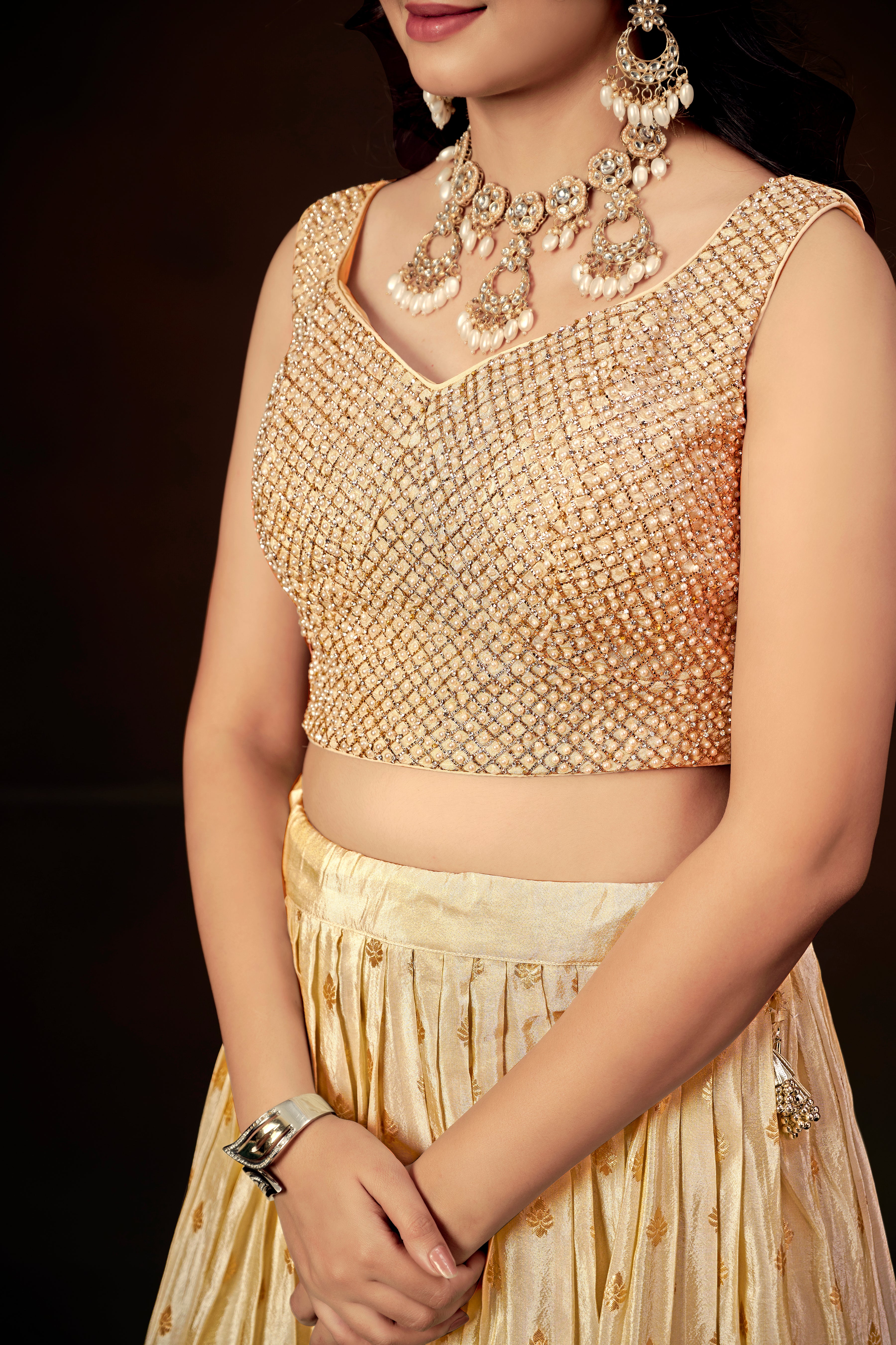 Golden Heritage Lehenga Set