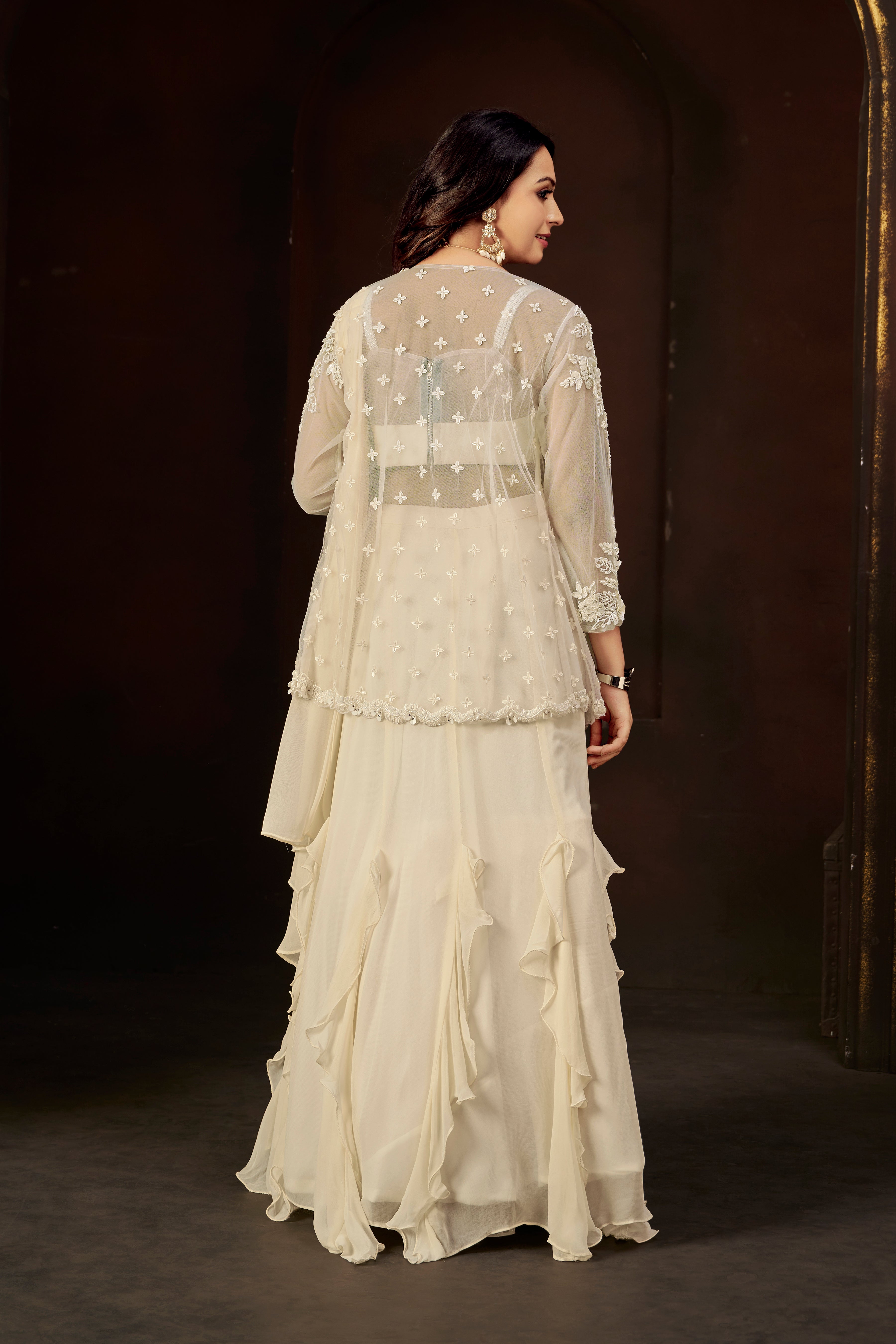 Ivory Aura Lehenga Set