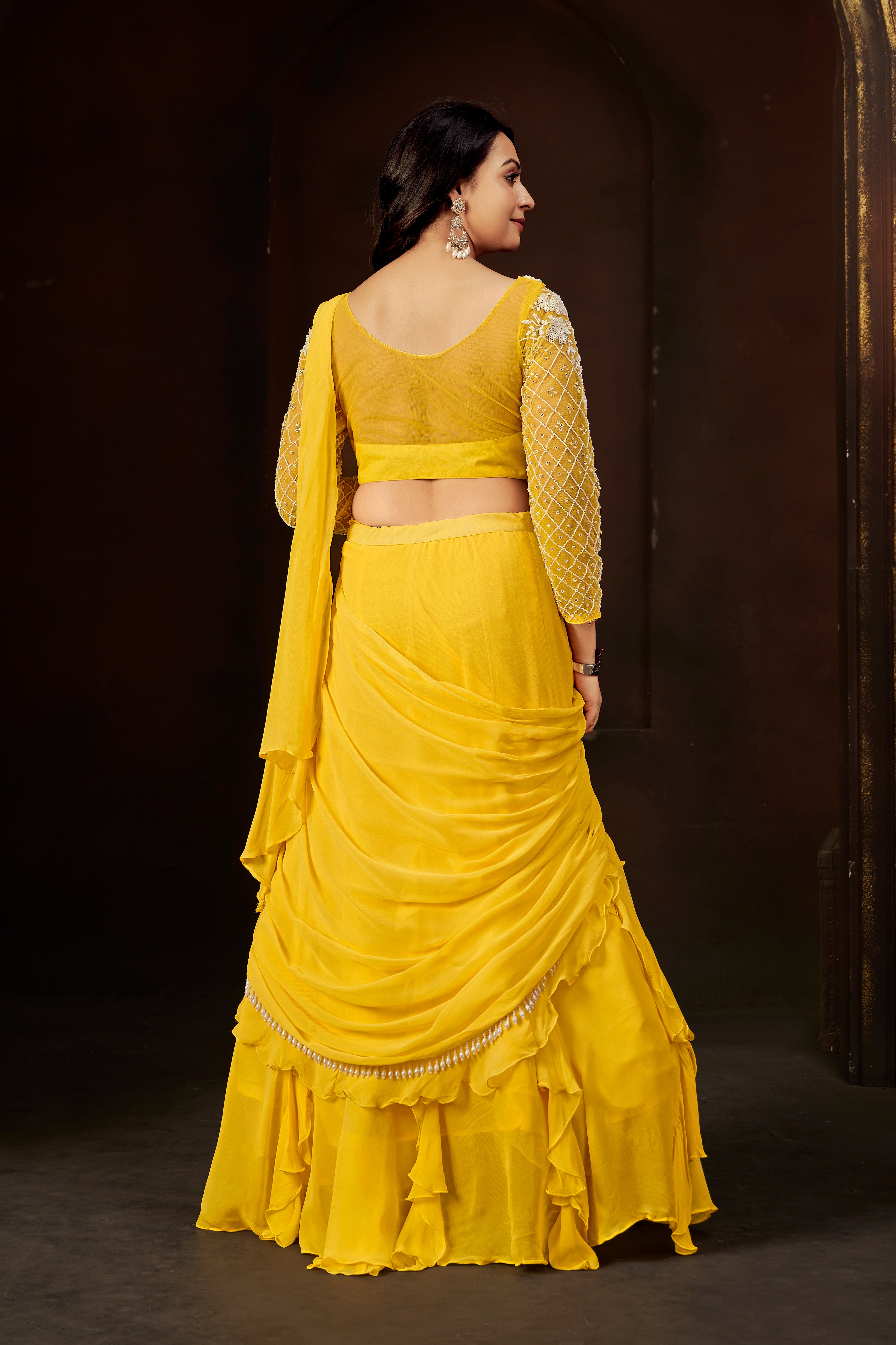 Sunlit Ruffle Lehenga Set
