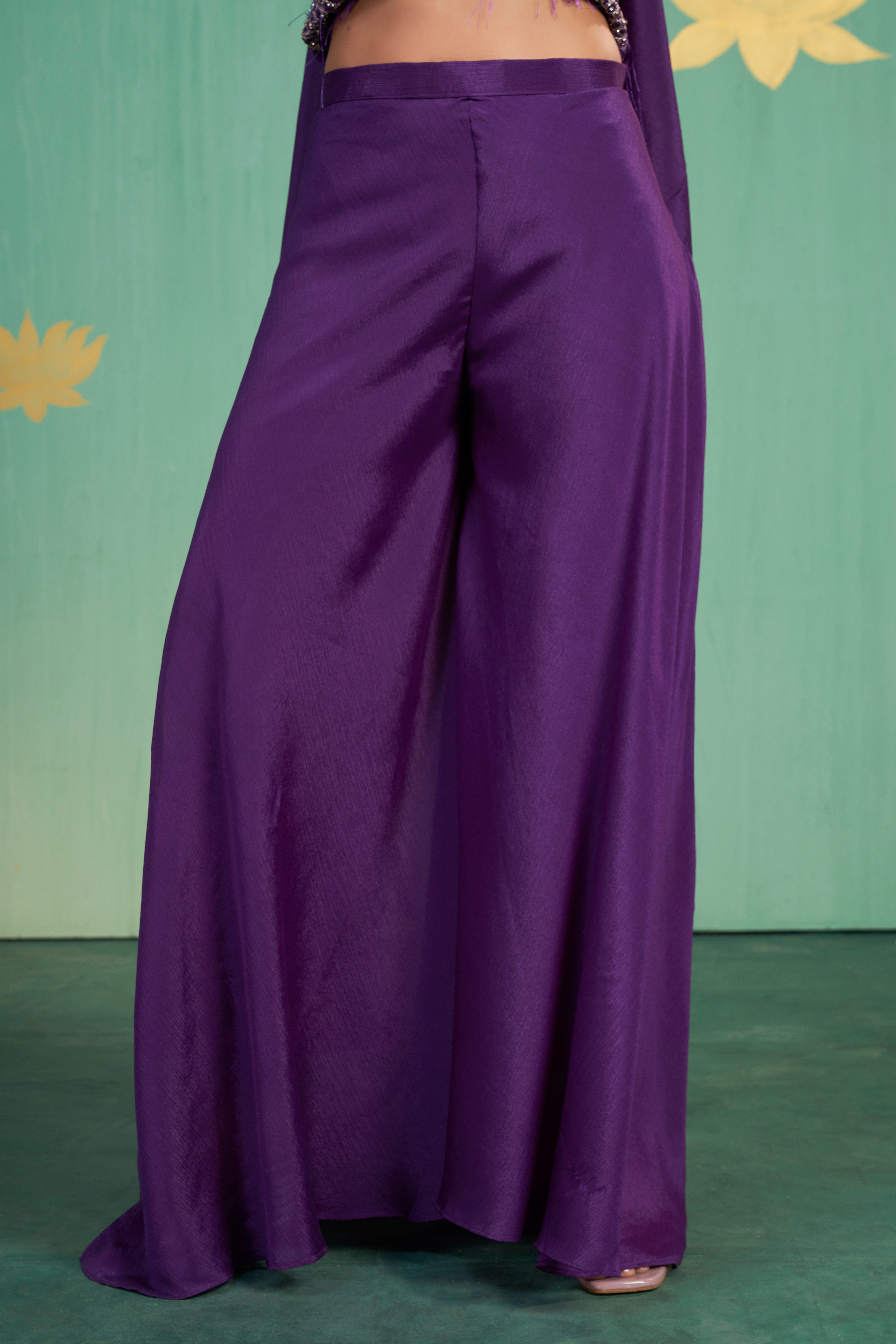 Plum Tassel Co-ord Set