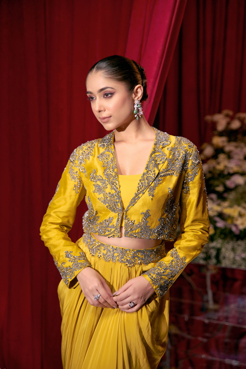 Golden Aura Drape Set