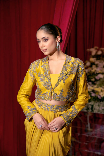 Golden Aura Drape Set