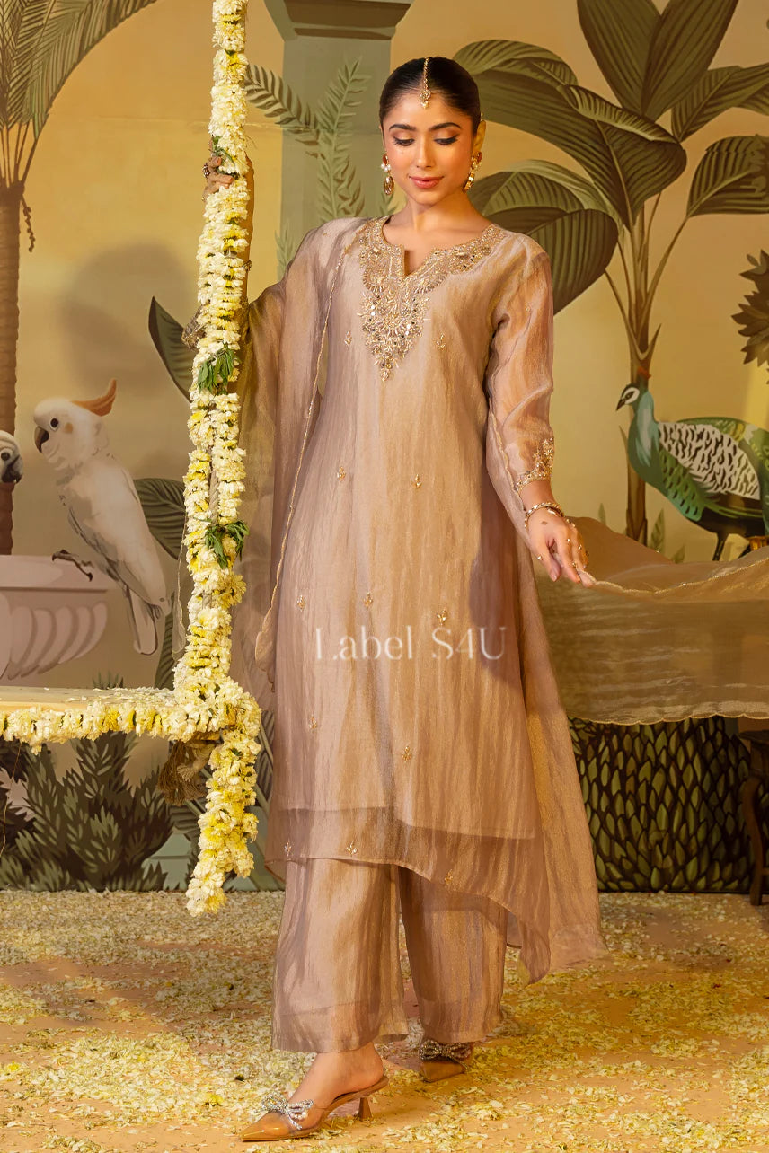 Champagne Shee Kurta Set