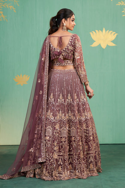 Mulberry Regal Bridal Lehenga