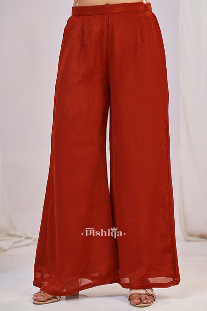 Rust Glow Kaftan Set