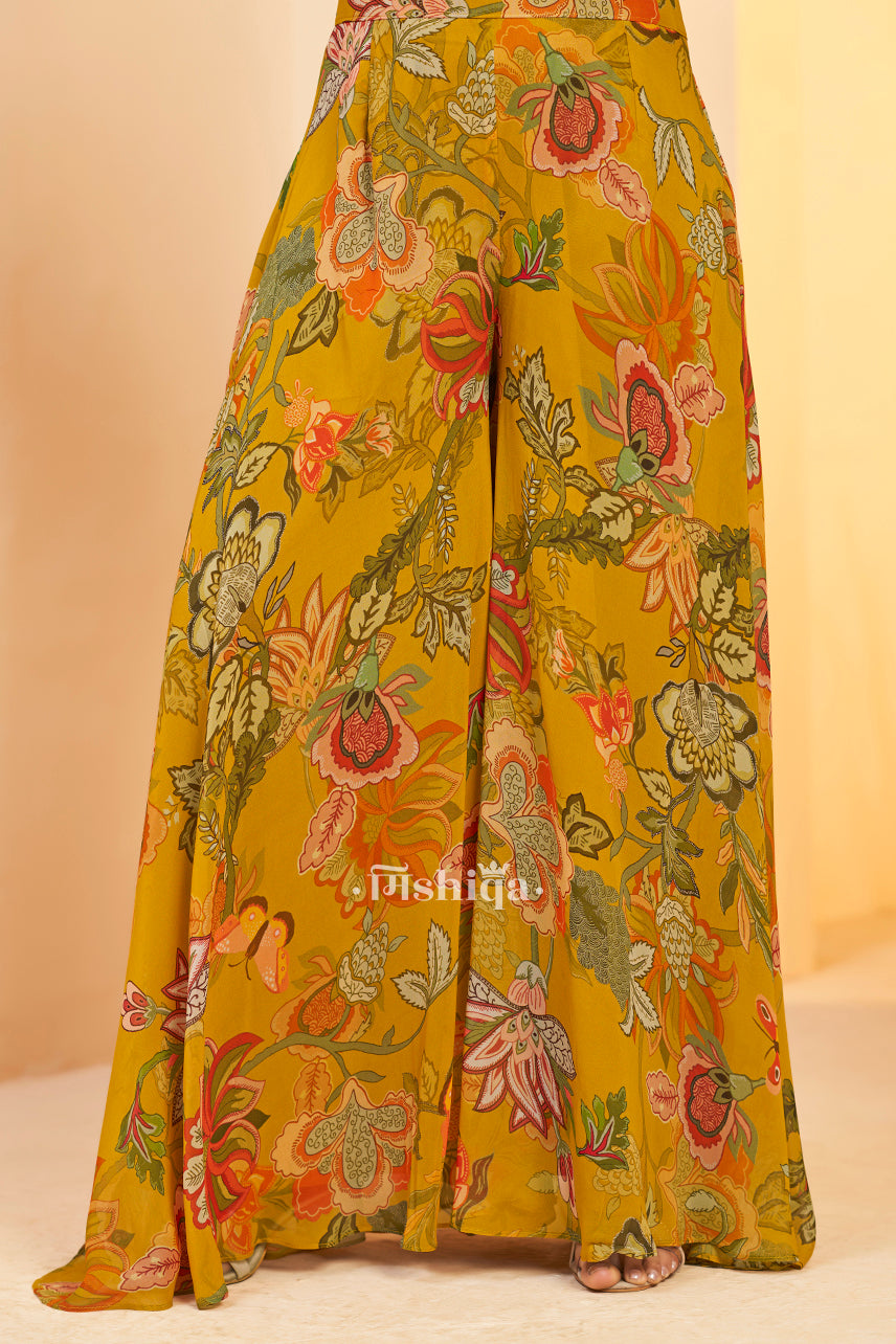 Mustard Garden Sharara Set