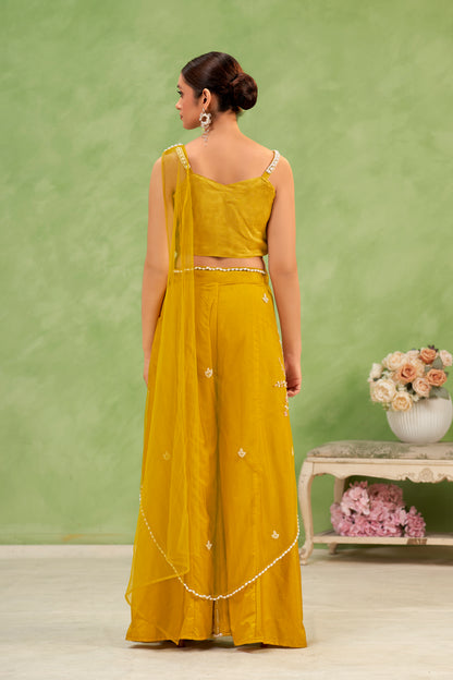 Marigold Bloom Sharara Set